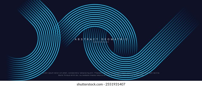 Geometric abstract background. Minimal geometric. Trendy gradient shape design. Modern futuristic graphic. Suit for banner, brochure, business.