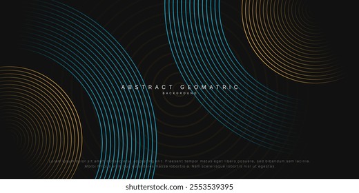 Geometric abstract background. Minimal geometric. Trendy gradient shape design. Modern futuristic graphic. Suit for banner, brochure, business.