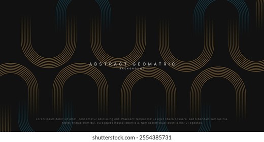 Geometric abstract background. Minimal geometric. Trendy gradient shape design. Modern futuristic graphic. Suit for banner, brochure, business.	