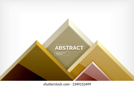 Geometric abstract background, modern square design. Vector