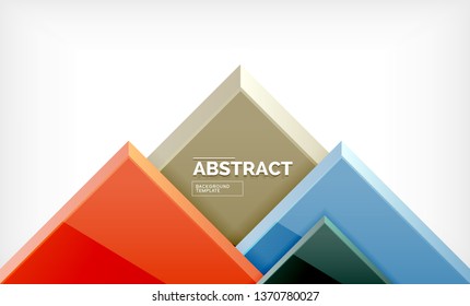 Fondo geométrico abstracto, diseño cuadrado moderno. Vector