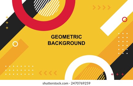 Geometric abstract background. Modern geometric wallpaper. Vector illustration for template design, banners, covers, flyers, cards, web, and pages
