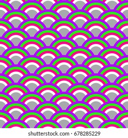 Geometric, abstract background in neon, bright colors.