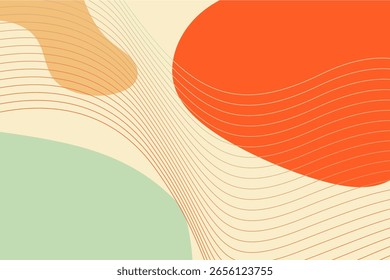 Fondo abstracto geométrico superpone la capa en el espacio brillante con la decoración del efecto de las líneas. Concepto moderno del estilo de la onda del elemento del Diseño gráfico para el Anuncio, Artes vectoriales modernos.