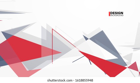 Geometric abstract background. overlap of modern forms the design. Vector illustrations for wallpapers, banners, backgrounds, etc.