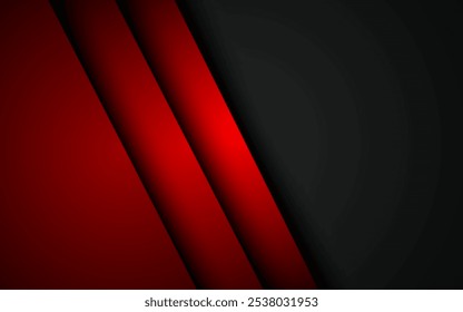 geometric abstract background overlapping layers on space