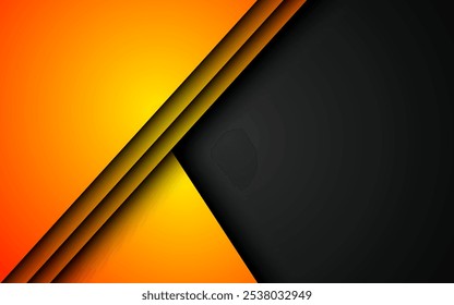 Fondo abstracto geométrico superponiendo capas en el espacio