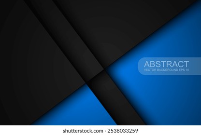 geometric abstract background overlapping layers on space