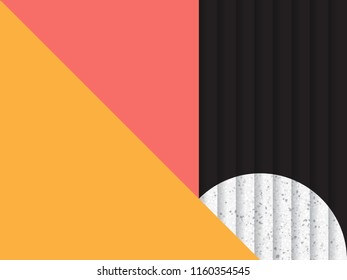 Geometric abstract background, pastel colors. Vector illustration