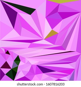 Geometric abstract background print low poly mosaic style