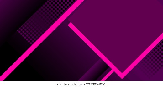 geometric abstract background with purple composition colors, given square and square ornaments and dots as decoration, modern, girly, futuristic, eye-catching.