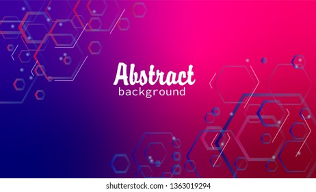 geometric abstract background purple pink gradient vector eps 10. vector