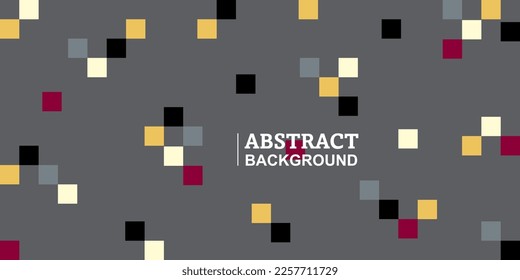 geometric abstract background, with random but conceptualized square shapes, and modern colors make this design an elegant and trendy concept.