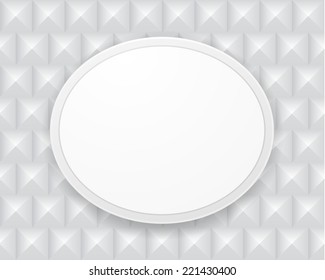 fondo abstracto geométrico con diseño de banner redondo