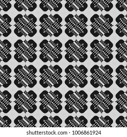Geometric abstract background, geometric seamless pattern, shapes, tiles, stylized art. Vector geometric background, mosaic pattern in gray, black and white colors, graphic design.
