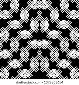 Geometric abstract background seamless pattern trendy vintage design modern artistic ready for print.