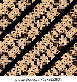 Geometric abstract background seamless pattern trendy vintage design modern artistic ready for print.