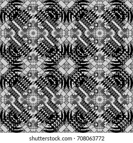 Geometric abstract background, geometric seamless pattern, shapes, tiles, stylized art. Vector geometric background, mosaic pattern in gray colors, graphic design.