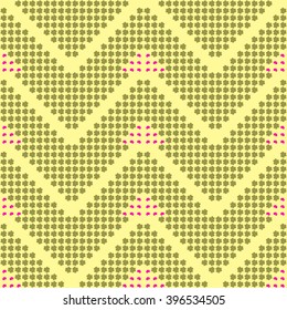 Geometric abstract background - seamless vector pattern. Ethnic vector pattern. 