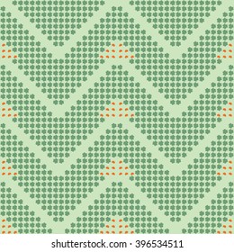Geometric abstract background - seamless vector pattern. Ethnic vector pattern. 