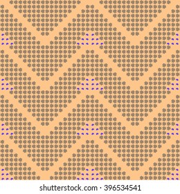 Geometric abstract background - seamless vector pattern. Ethnic vector pattern. 