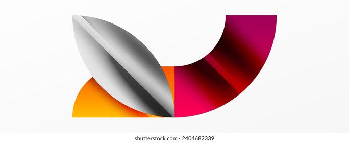 Geometric abstract background with abstract geometric shapes. Concept of creative technology, digital art, social communication, modern science for poster, cover, banner, brochure, website