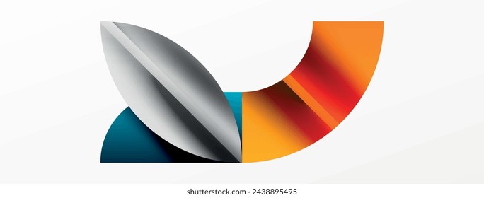 Geometric abstract background with abstract geometric shapes. Concept of creative technology, digital art, social communication, modern science for poster, cover, banner, brochure, website