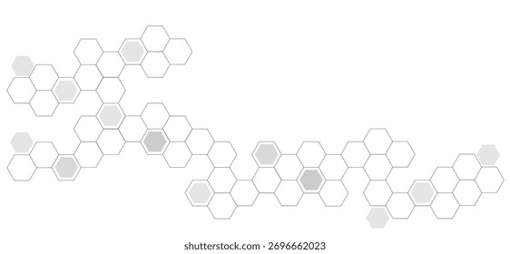 Fundo geométrico abstrato com elementos hexagonais simples.