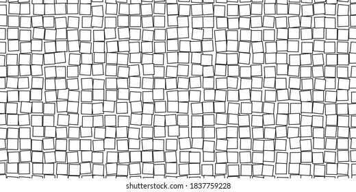 Geometric abstract background. Squares in a random place. Vector illustration.