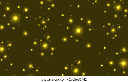 Geometrischer abstrakter Hintergrund mit Sternen. Vektorgrafik.