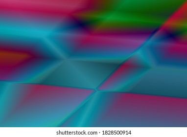 geometric abstract background, technology rainbow background