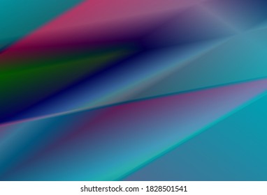 fondo abstracto geométrico, fondo arco iris tecnológico con sombras 3d