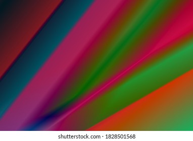 geometric abstract background, technology rainbow background with 3d shadows