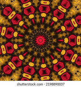 Geometric and abstract background texture design, futuristic background pattern, colorful kaleidoscope background