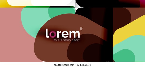 Geometric abstract background. Trendy abstract layout template for business or technology presentation or web brochure cover, wallpaper. Vector illustration