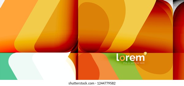 Geometric abstract background. Trendy abstract layout template for business or technology presentation or web brochure cover, wallpaper. Vector illustration