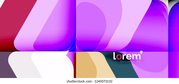 Geometric abstract background. Trendy abstract layout template for business or technology presentation or web brochure cover, wallpaper. Vector illustration