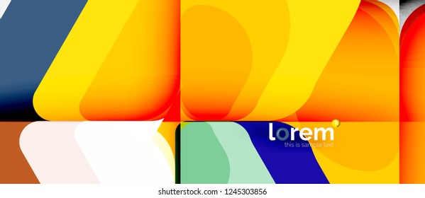 Geometric abstract background. Trendy abstract layout template for business or technology presentation or web brochure cover, wallpaper. Vector illustration