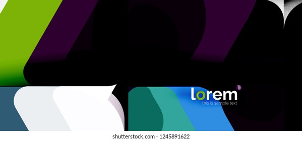 Geometric abstract background. Trendy abstract layout template for business or technology presentation or web brochure cover, wallpaper. Vector illustration