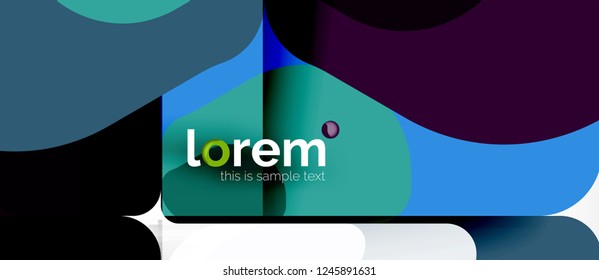 Geometric abstract background. Trendy abstract layout template for business or technology presentation or web brochure cover, wallpaper. Vector illustration