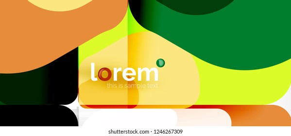Geometric abstract background. Trendy abstract layout template for business or technology presentation or web brochure cover, wallpaper. Vector illustration