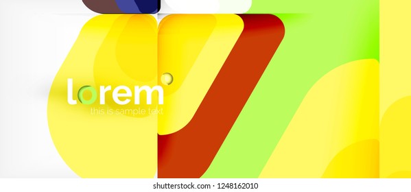 Geometric abstract background. Trendy abstract layout template for business or technology presentation or web brochure cover, wallpaper. Vector illustration