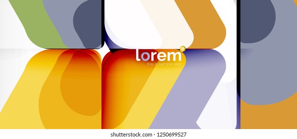 Geometric abstract background. Trendy abstract layout template for business or technology presentation or web brochure cover, wallpaper. Vector illustration
