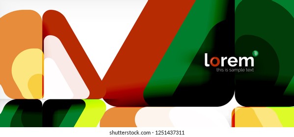 Geometric abstract background. Trendy abstract layout template for business or technology presentation or web brochure cover, wallpaper. Vector illustration