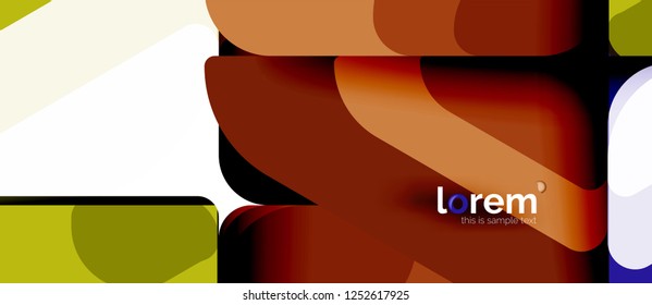 Geometric abstract background. Trendy abstract layout template for business or technology presentation or web brochure cover, wallpaper. Vector illustration