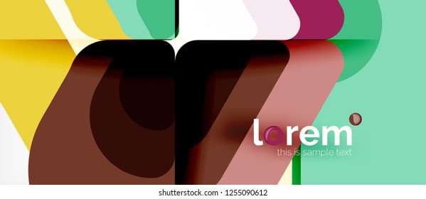 Geometric abstract background. Trendy abstract layout template for business or technology presentation or web brochure cover, wallpaper. Vector illustration