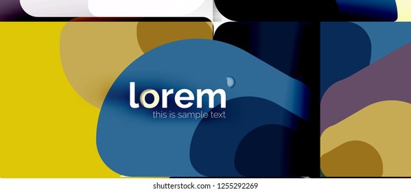 Geometric abstract background. Trendy abstract layout template for business or technology presentation or web brochure cover, wallpaper. Vector illustration