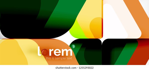 Geometric abstract background. Trendy abstract layout template for business or technology presentation or web brochure cover, wallpaper. Vector illustration