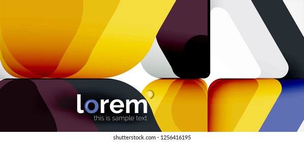 Geometric abstract background. Trendy abstract layout template for business or technology presentation or web brochure cover, wallpaper. Vector illustration