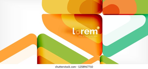 Geometric abstract background. Trendy abstract layout template for business or technology presentation or web brochure cover, wallpaper. Vector illustration